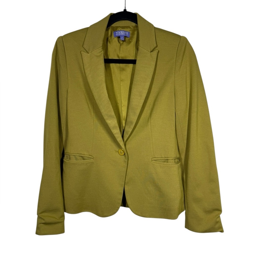 Vivienne Tam  Ponte Knit Blazer Size Small PETITE